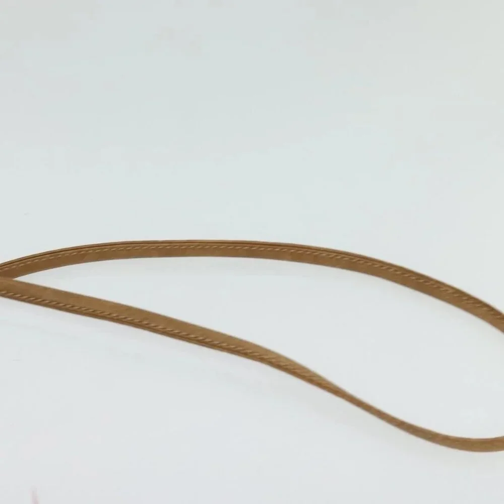 Christian Dior Honeycomb Canvas Shoulder Bag PVC Beige Gold Auth 136410 - Picture 8 of 15